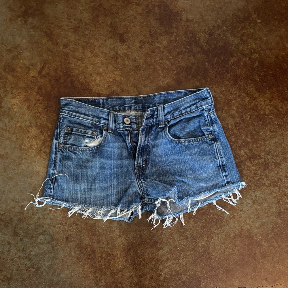Levi's Blue Jean Shorts